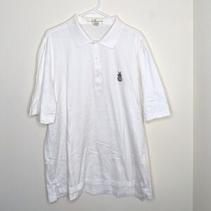 Fairway & Greene Golf White Carpet Diem Polo Shirt XL